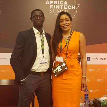 GISELE MWEPU  FONDADRICE ET CEO OKAPI FINANCE 